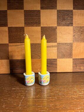 Hummingbird West German Miniature Candleholders